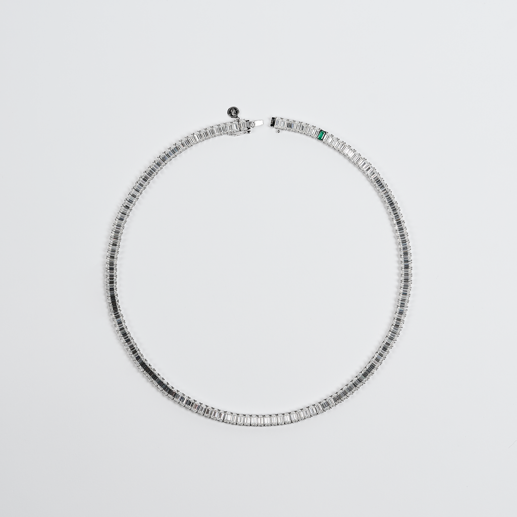 Baguette Tennis Necklace